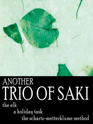 cover image of Another Trio of Saki